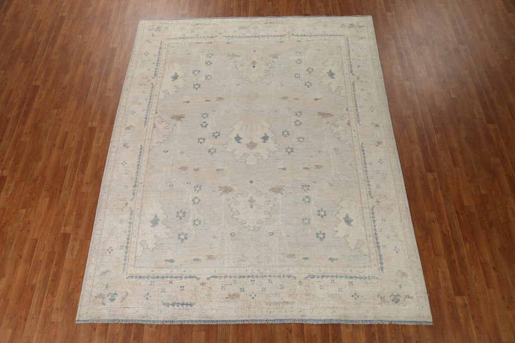 Vegetable Dye Oushak Turkish Area Rug 8x10