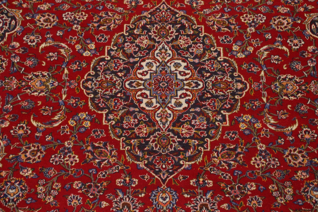 Traditional Red Kashan Persian Area Rug 8x11