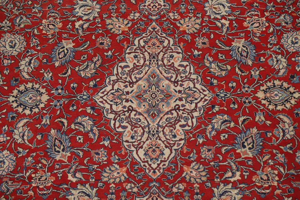 Red Floral Sarouk Persian Area Rug 9x12