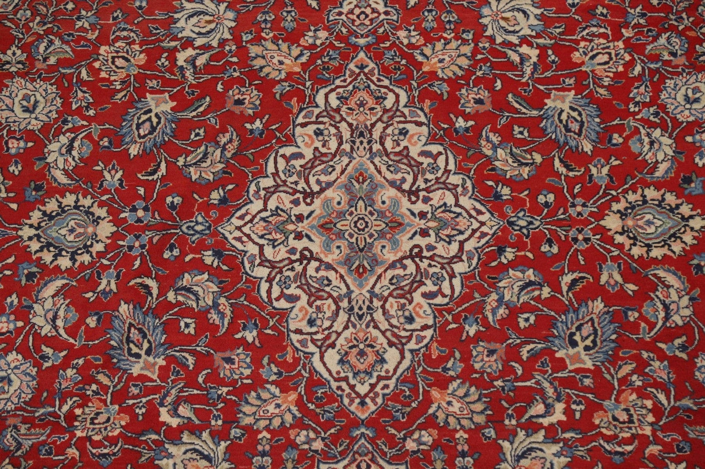 Red Floral Sarouk Persian Area Rug 9x12