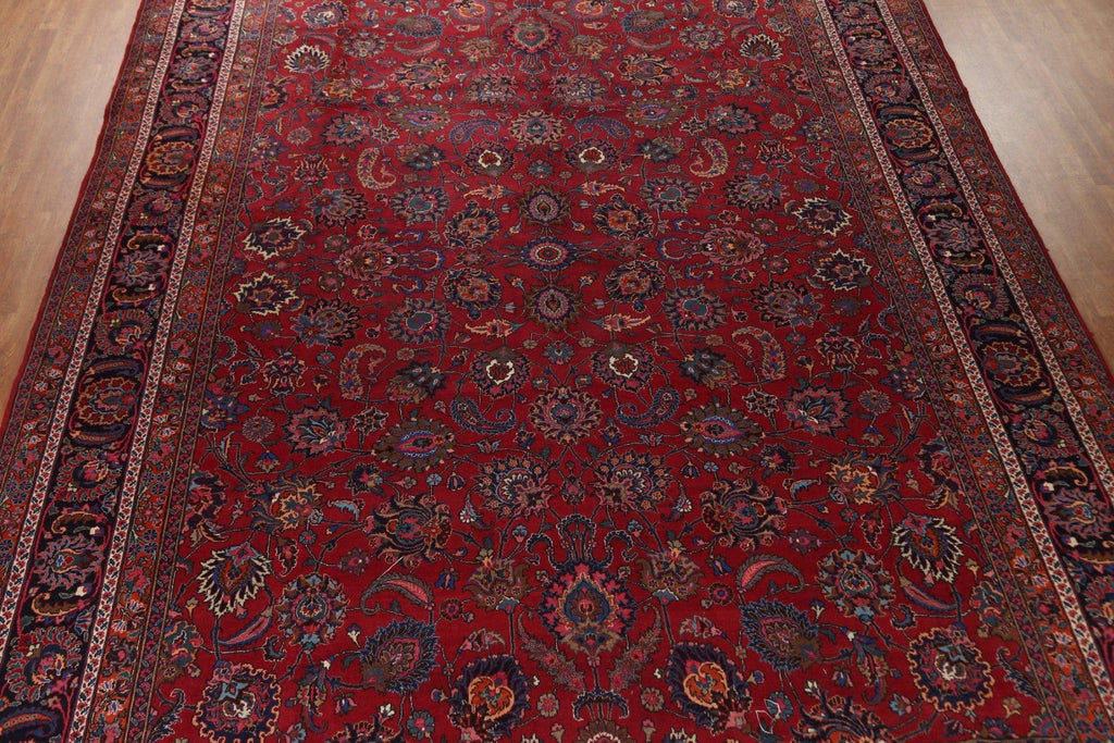 Vegetable Dye Large Mashad Persian Rug 12x17