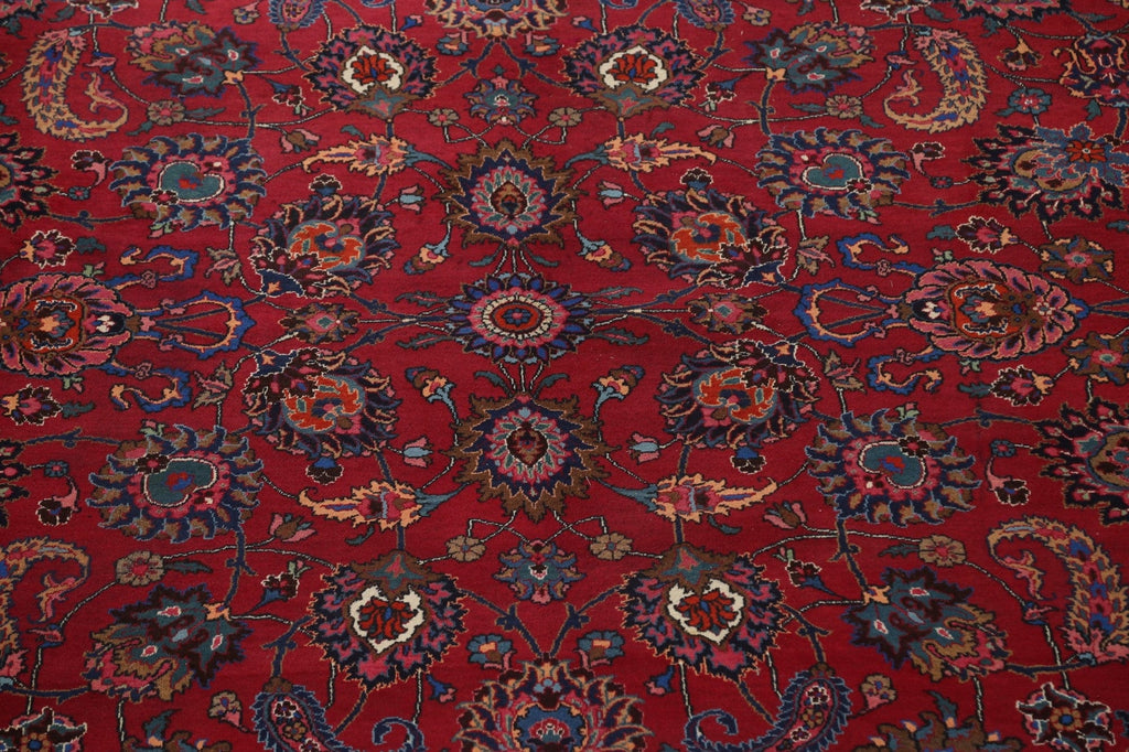 Vegetable Dye Large Mashad Persian Rug 12x17