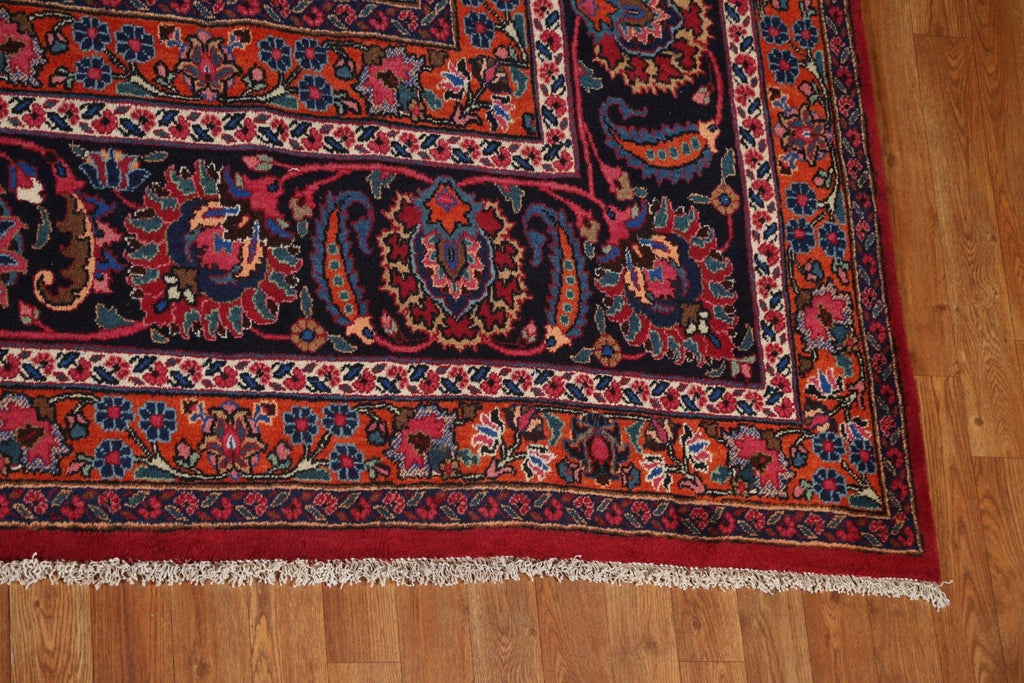 Vegetable Dye Large Mashad Persian Rug 12x17