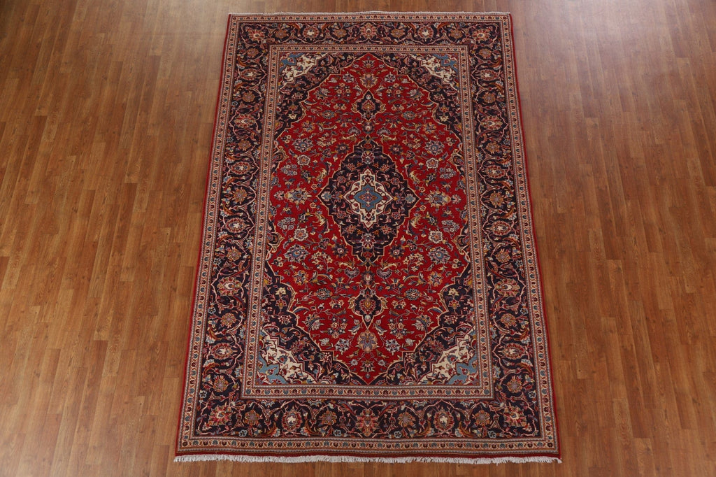 Traditional Kashan Persian Area Rug 7x10