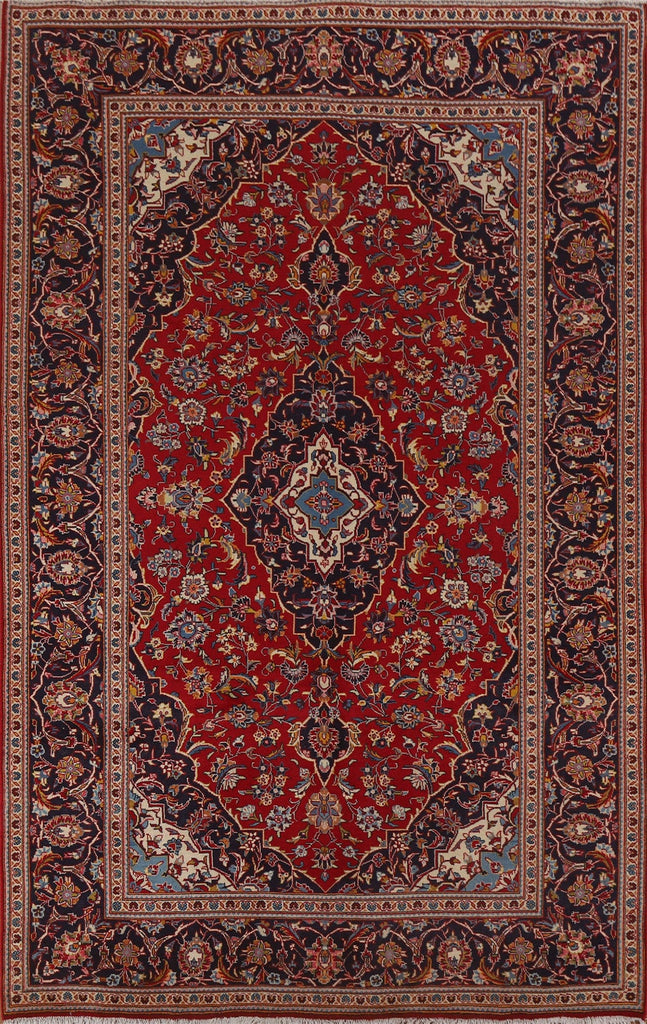 Traditional Kashan Persian Area Rug 7x10