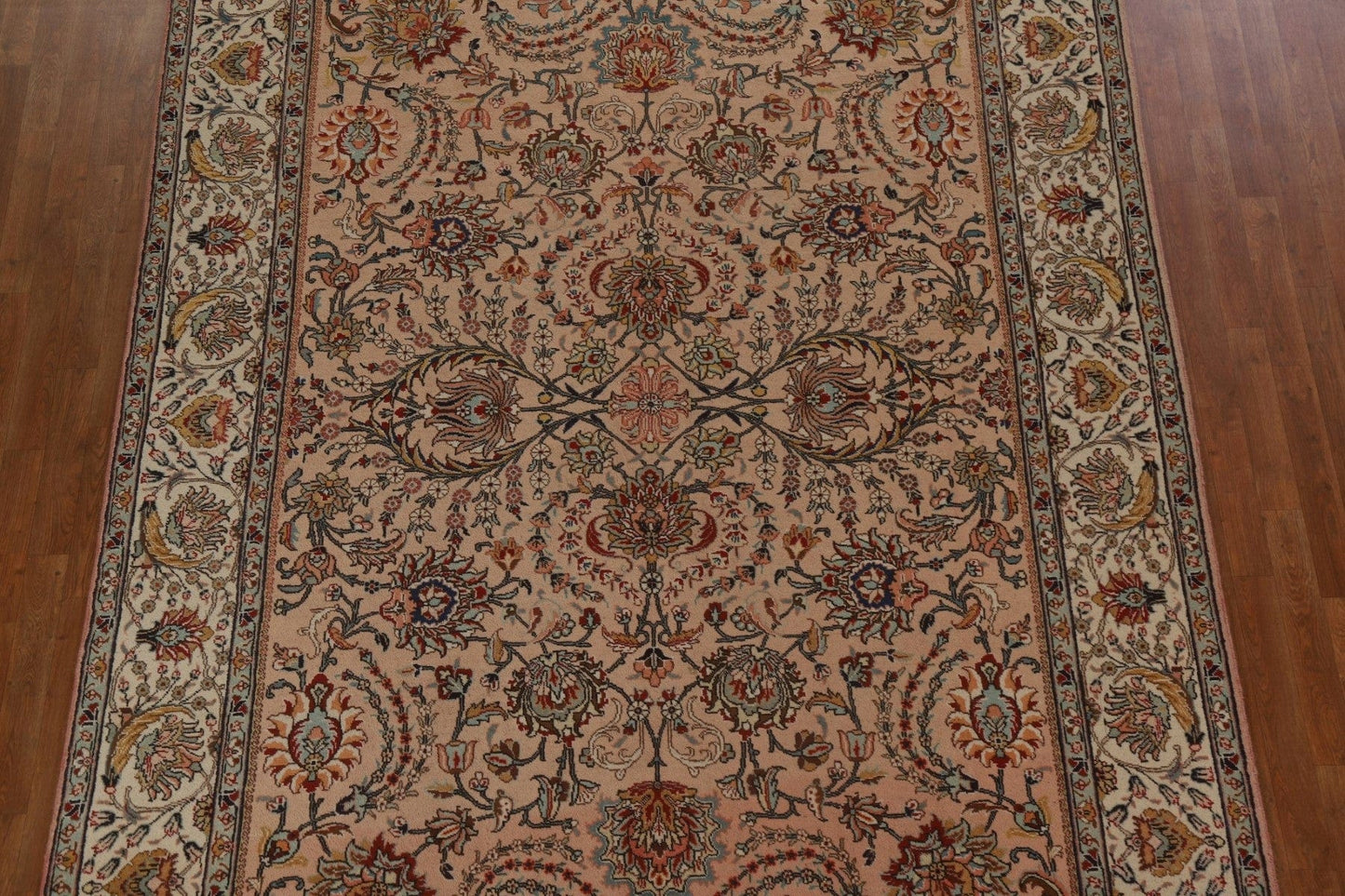 All-Over Floral Tabriz Persian Area Rug 8x11