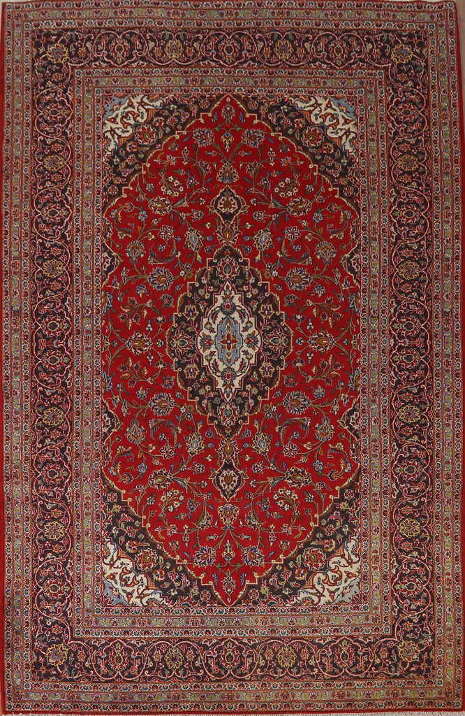 Kashan Persian Area Rug 7x10