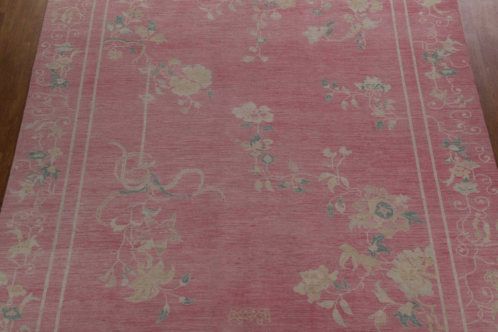 Vegetable Dye Art Deco Oriental Area Rug 11x14