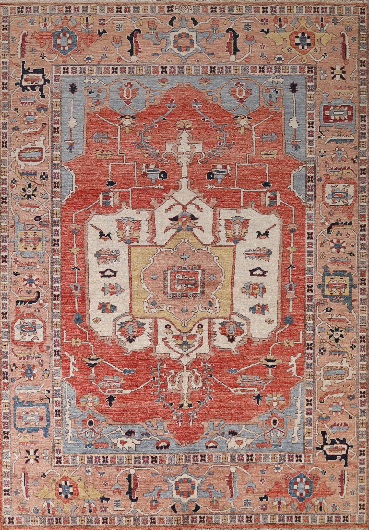 Vegetable Dye Heriz Serapi Oriental Area Rug 8x10