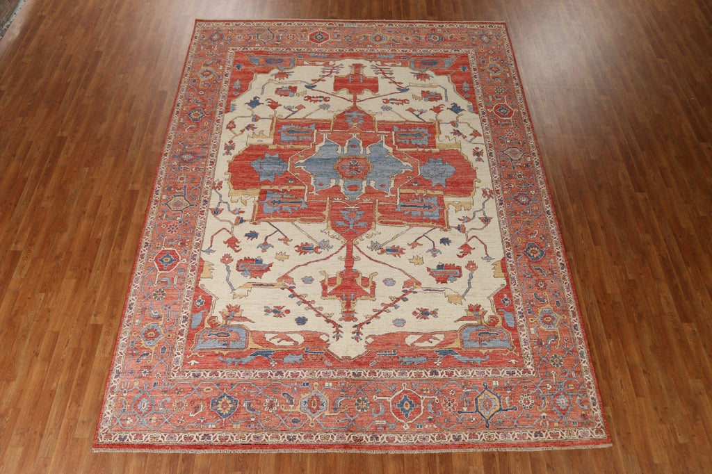 Vegetable Dye Heriz Serapi Oriental Area Rug 9x12