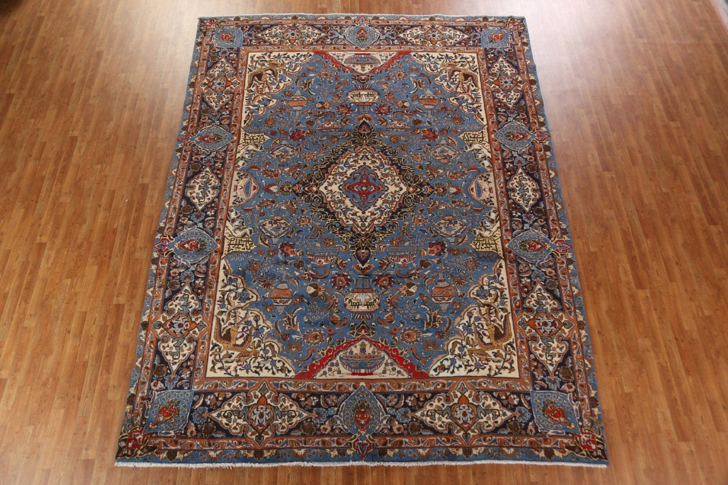 Pictorial Kashmar Persian Area Rug 10x13