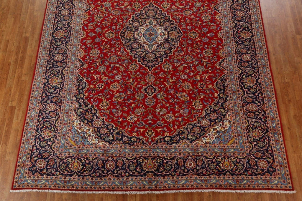 Traditional Red Kashan Persian Area Rug 10x13