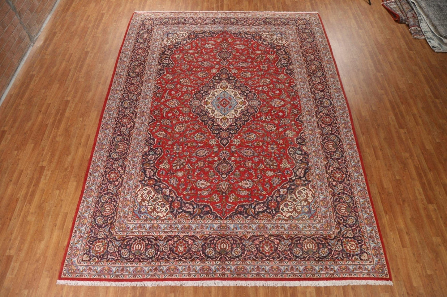 Traditional Kashan Persian Area Rug 10x14