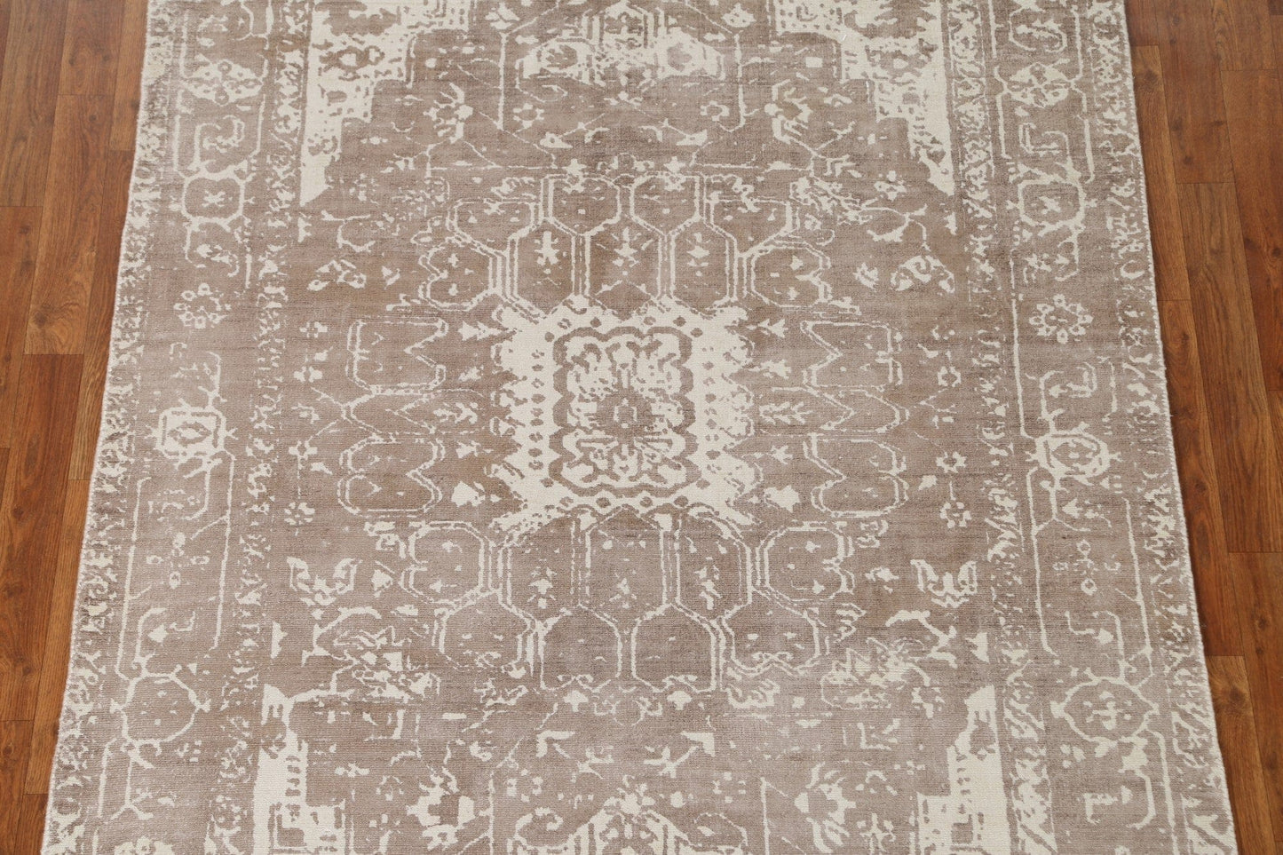 Handmade Heriz Oriental Area Rug 5x8