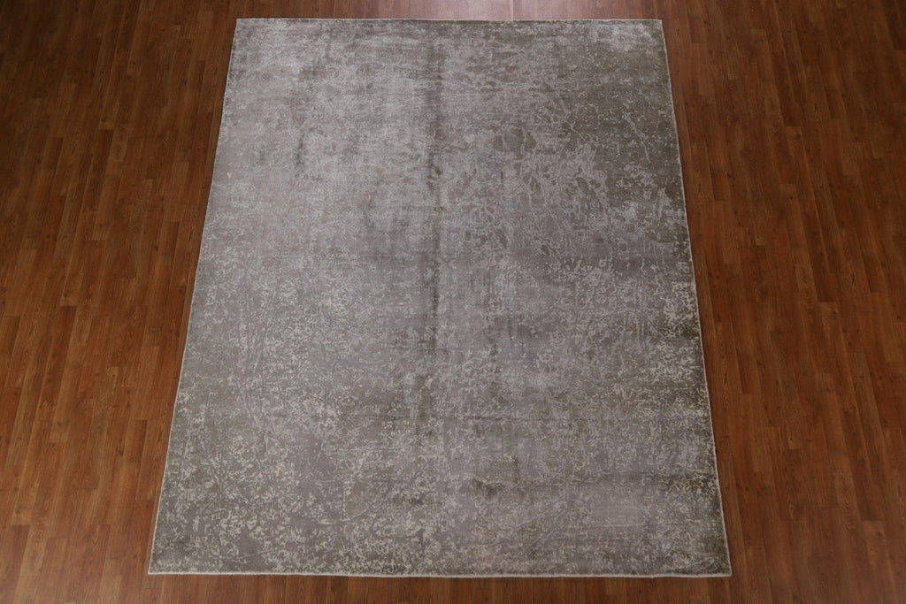 Hand-Knotted Abstract Area Rug 8x10