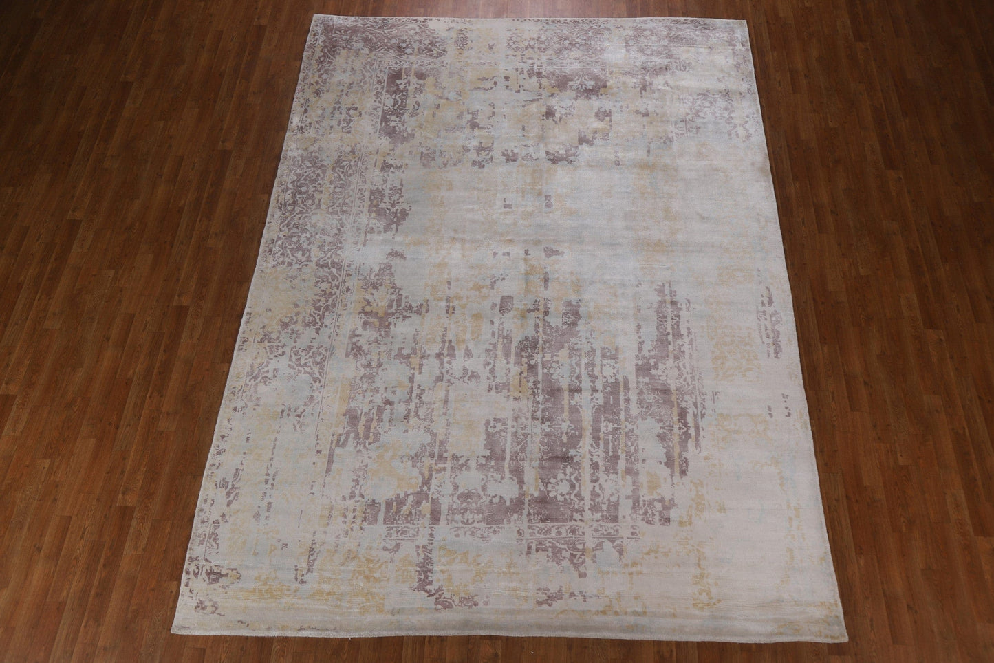 Modern Abstract Oriental Area Rug 9x12