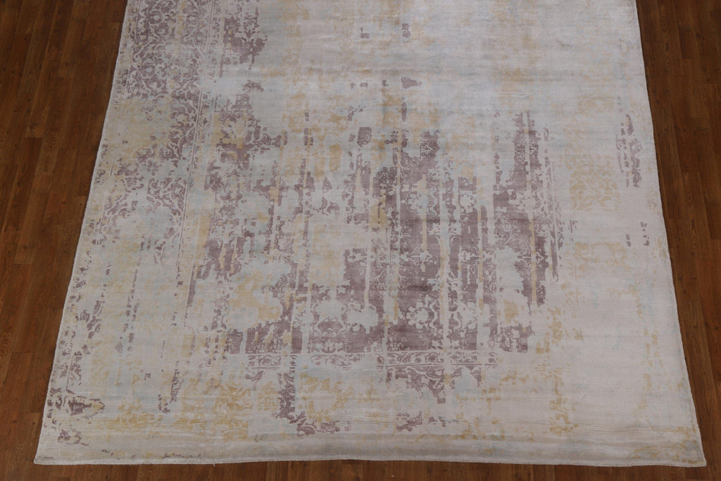 Modern Abstract Oriental Area Rug 9x12