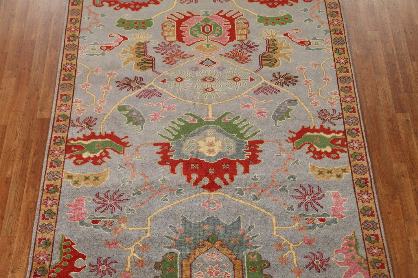 Geometric Heriz Oriental Area Rug 6x9