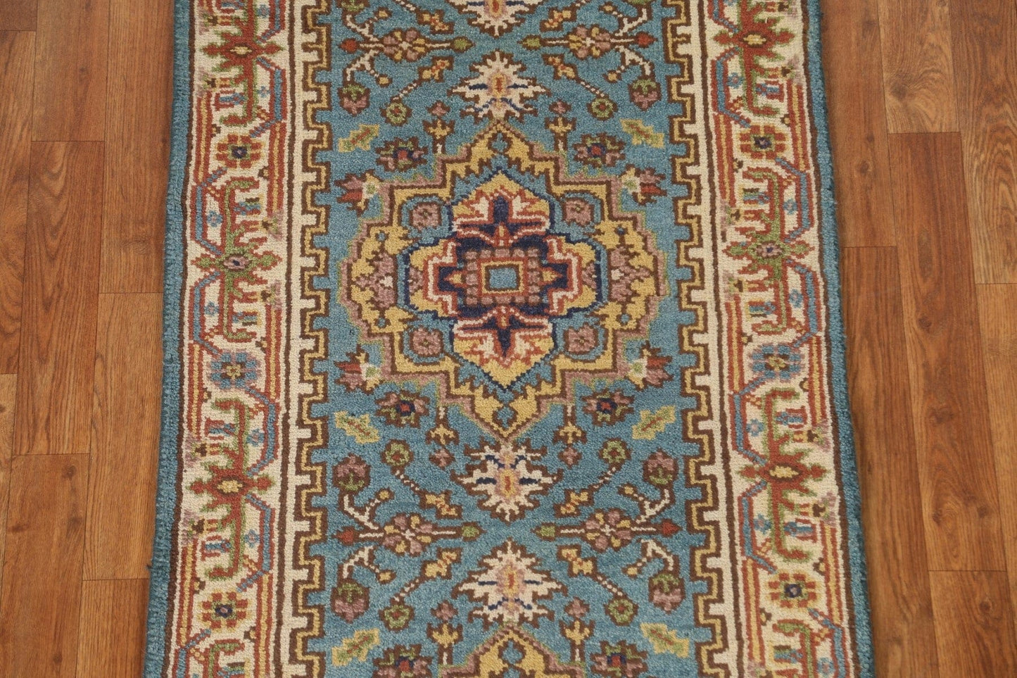 Geometric Heriz Serapi Oriental Runner Rug 3x10