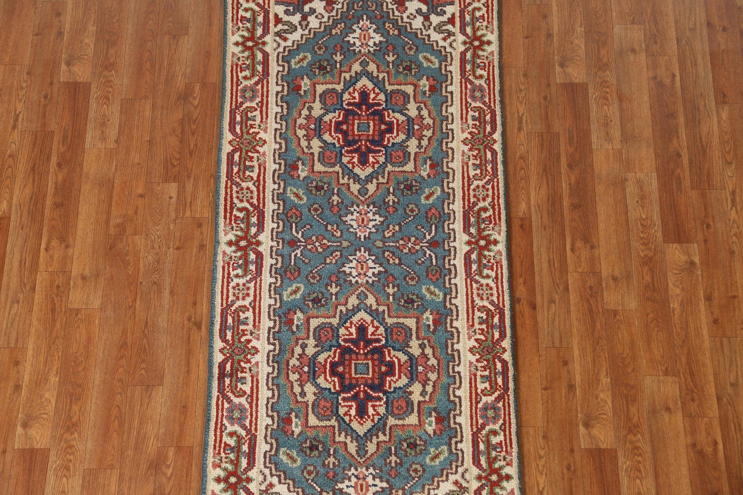 Geometric Heriz Serapi Oriental Rug 3x6