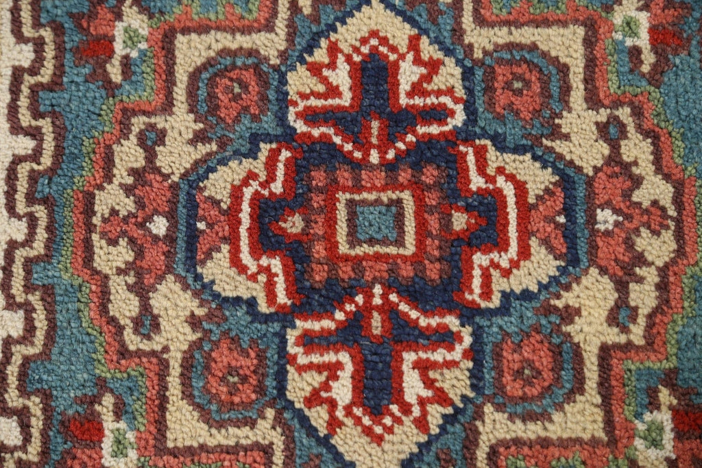 Geometric Heriz Serapi Oriental Rug 3x6