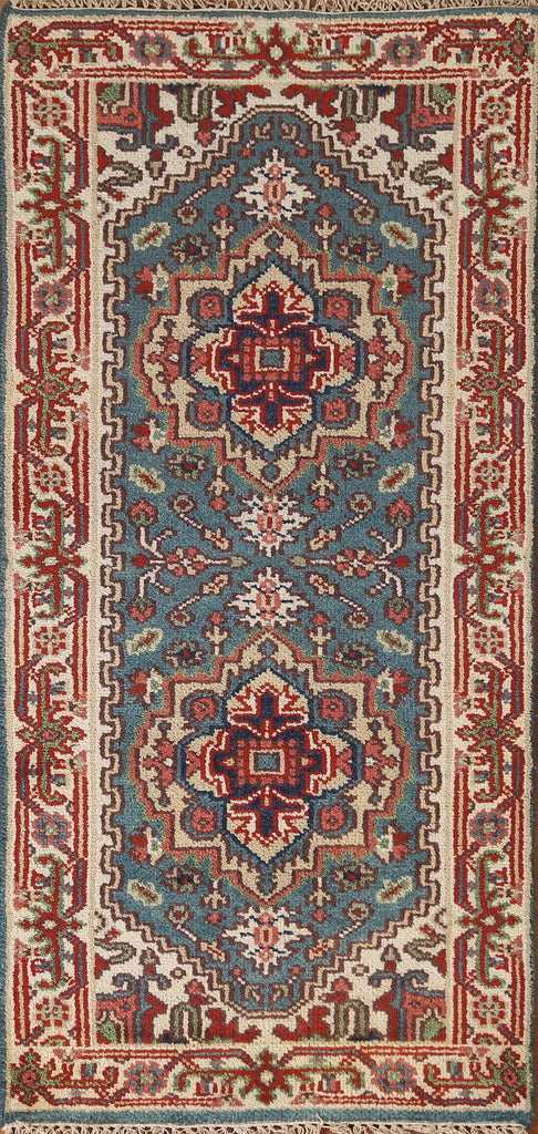 Geometric Heriz Serapi Oriental Rug 3x6