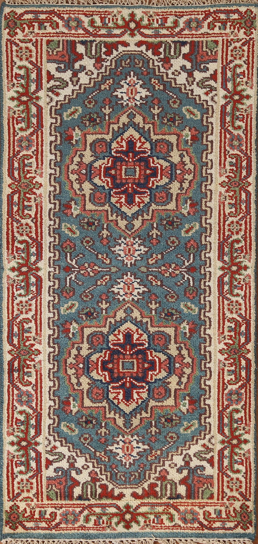 Geometric Heriz Serapi Oriental Rug 3x6