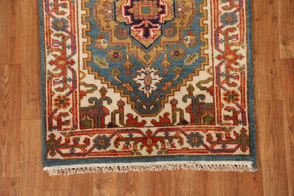 Geometric Heriz Serapi Oriental Runner Rug 3x10