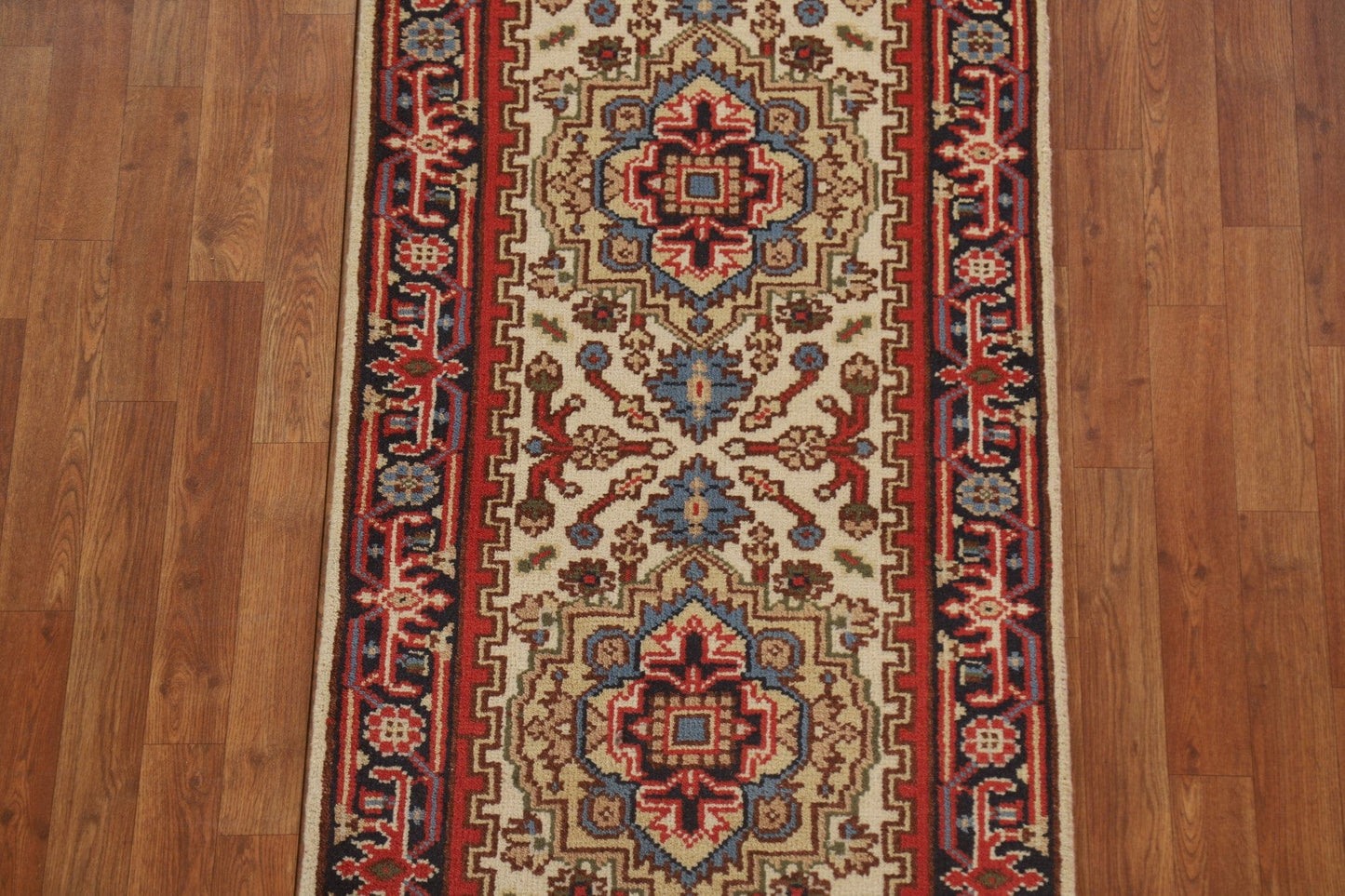 Heriz Serapi Oriental Runner Rug 3x10