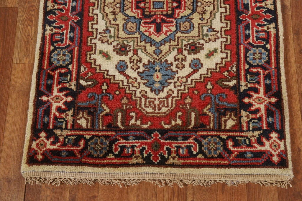 Heriz Serapi Oriental Runner Rug 3x10