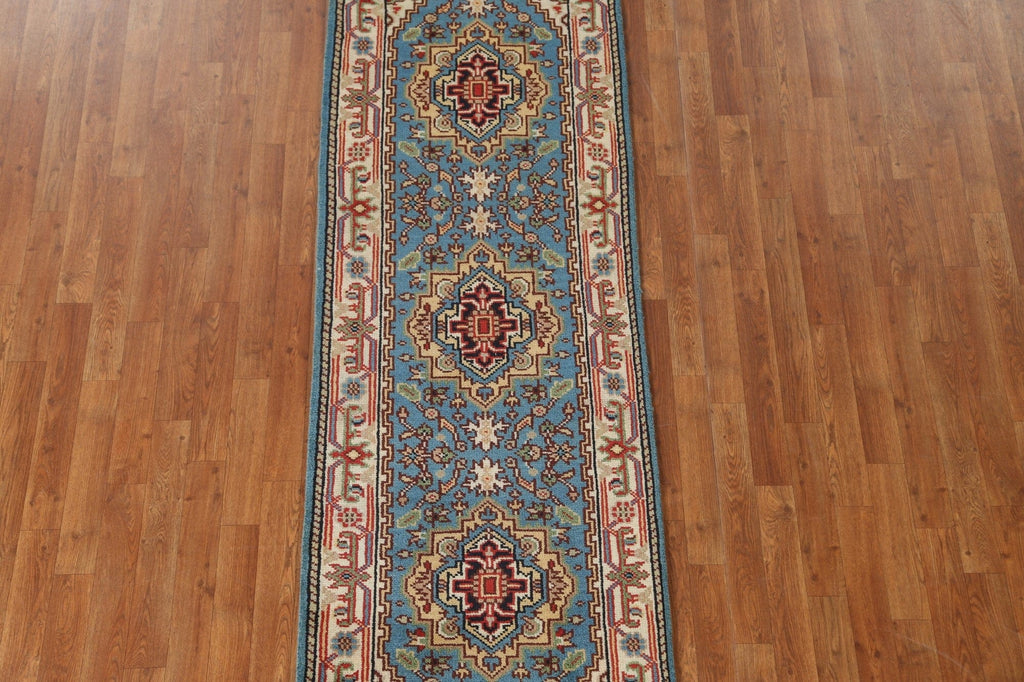 Heriz Serapi Oriental Runner Rug 3x8