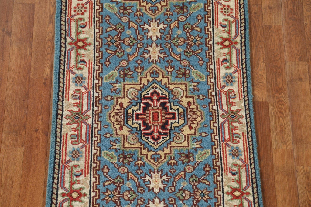 Heriz Serapi Oriental Runner Rug 3x8