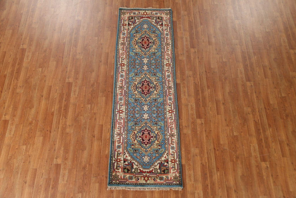 Heriz Serapi Oriental Runner Rug 3x8