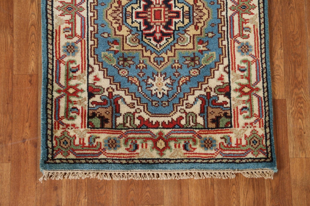 Heriz Serapi Oriental Runner Rug 3x8