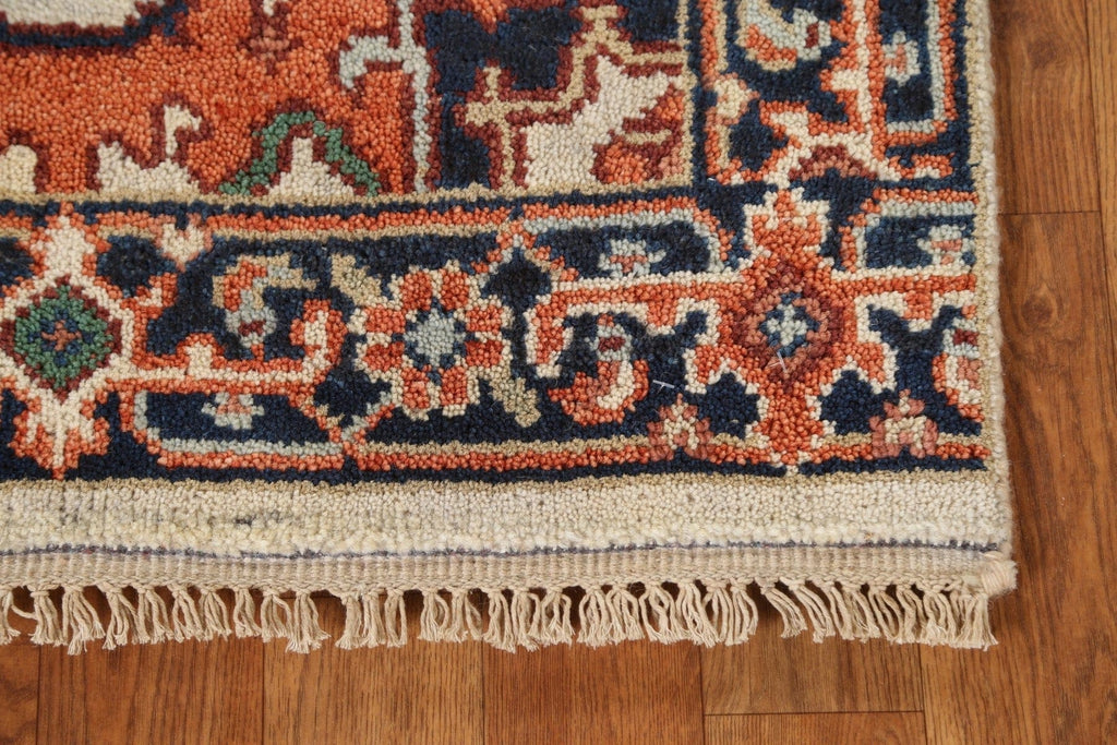 Wool Heriz Serapi Oriental Runner Rug 3x8