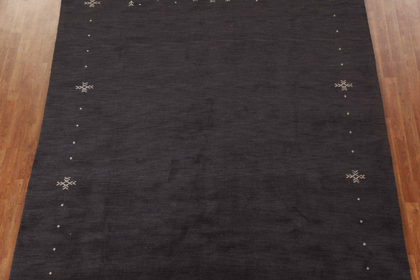 Charcoal Gabbeh Oriental Area Rug 8x10