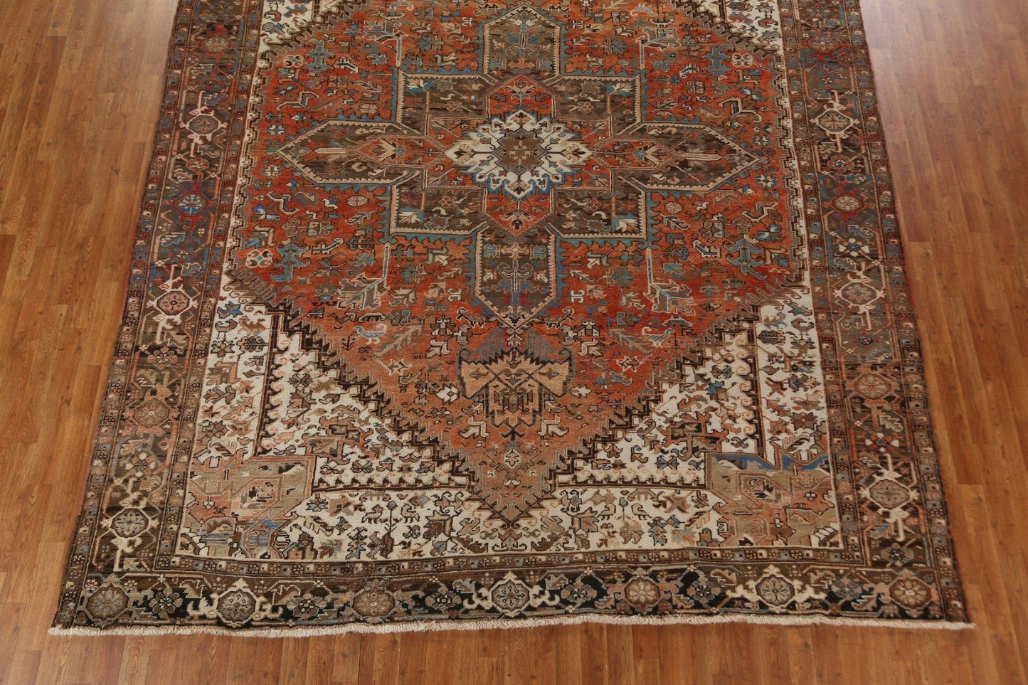 Geometric Heriz Persian Area Rug 10x12