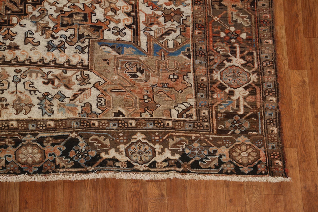 Geometric Heriz Persian Area Rug 10x12