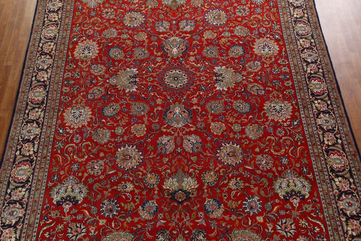 Vegetable Dye Floral Large Tabriz Persian Rug 10x15