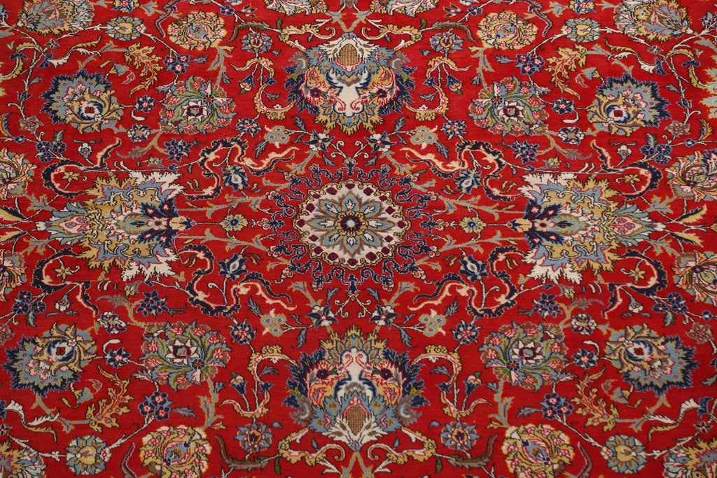 Vegetable Dye Floral Large Tabriz Persian Rug 10x15