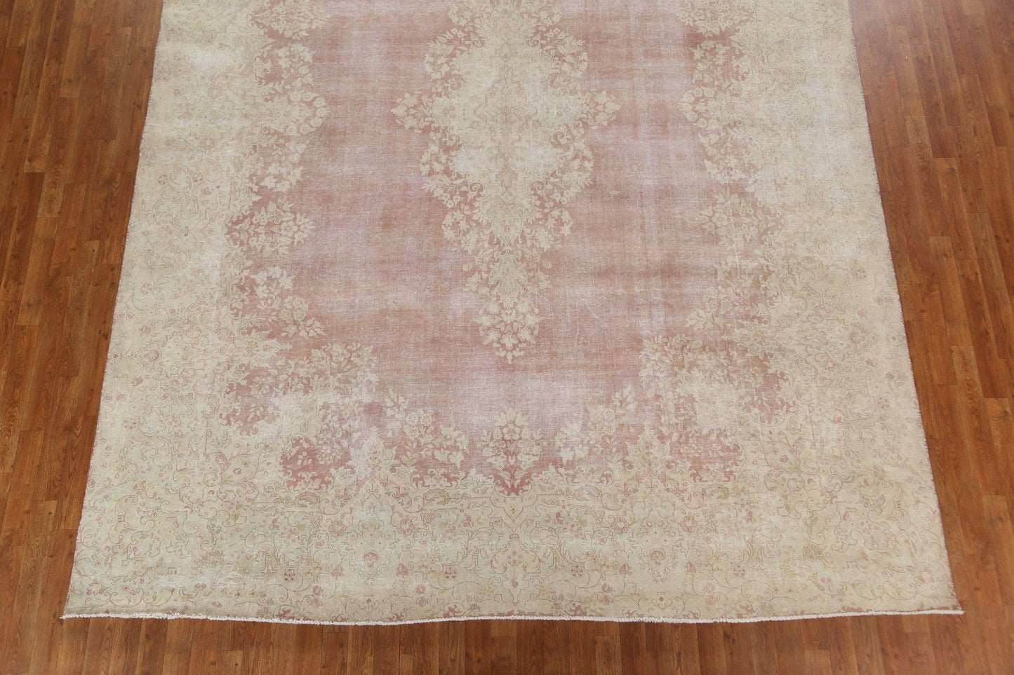 Antique Distressed Kerman Persian Area Rug 10x13