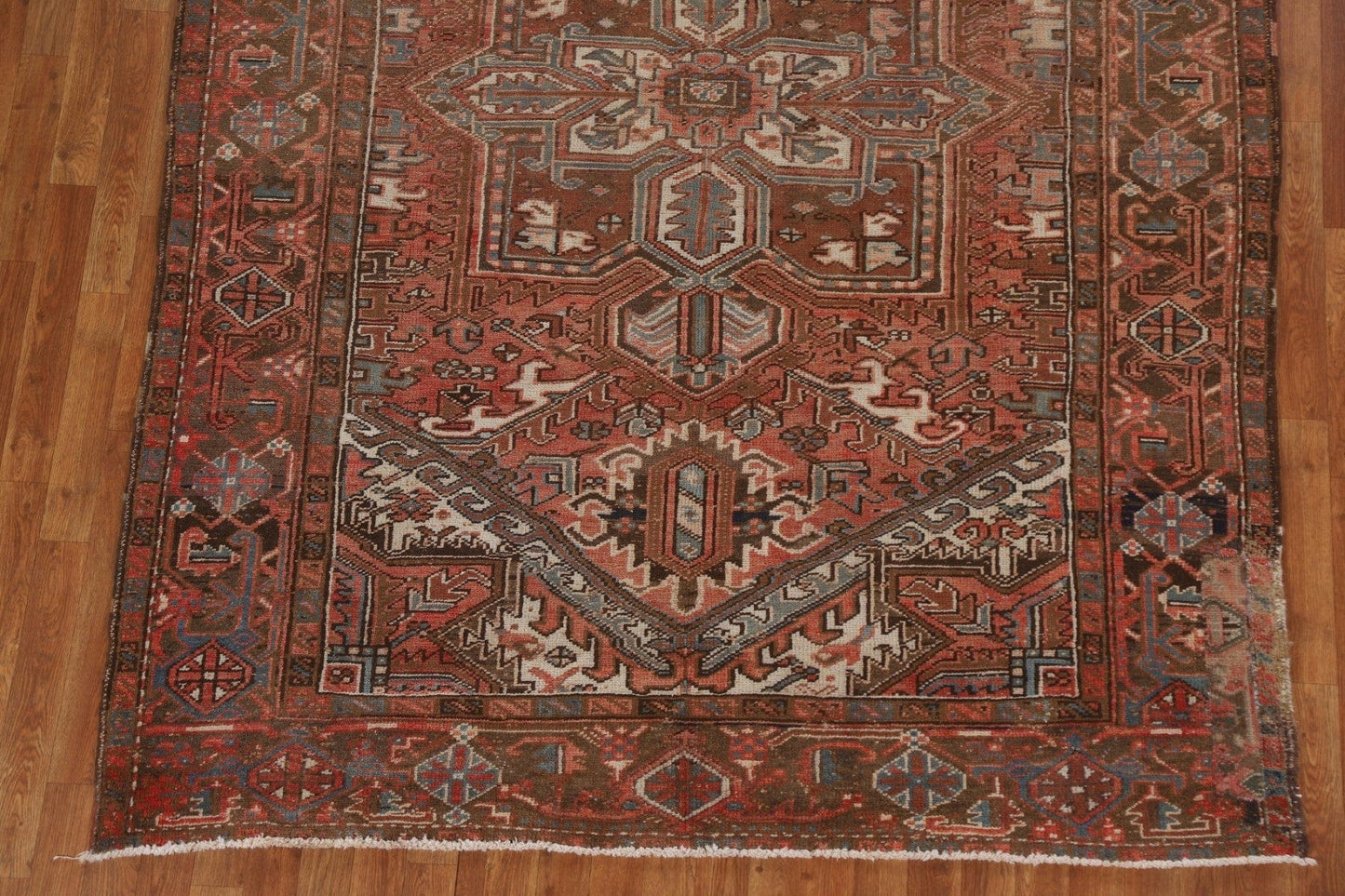 Vegetable Dye Wool Heriz Persian Area Rug 6x9