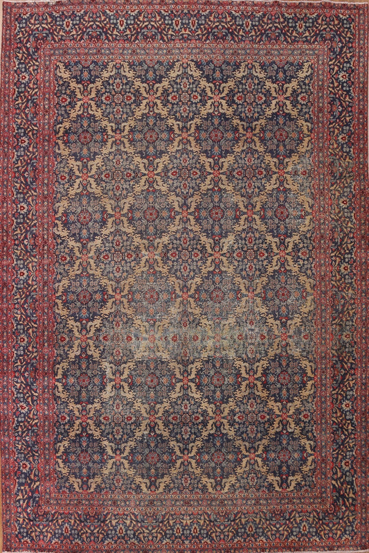 All-Over Floral Kashmar Persian Area Rug 10x12