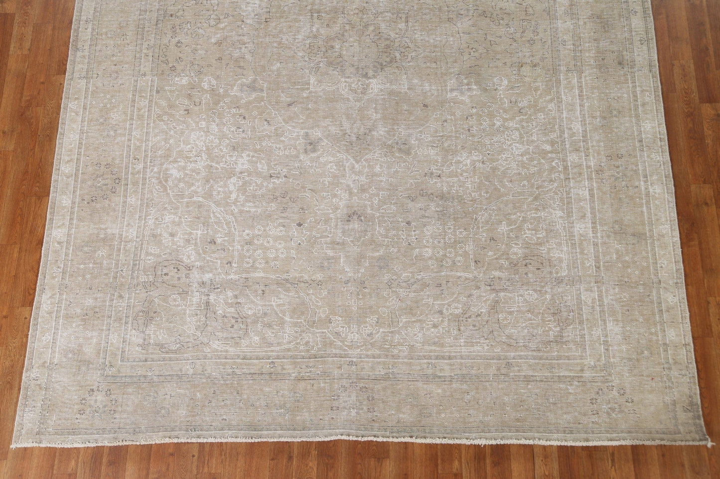 Muted Distressed Tabriz Persian Area Rug 8x11