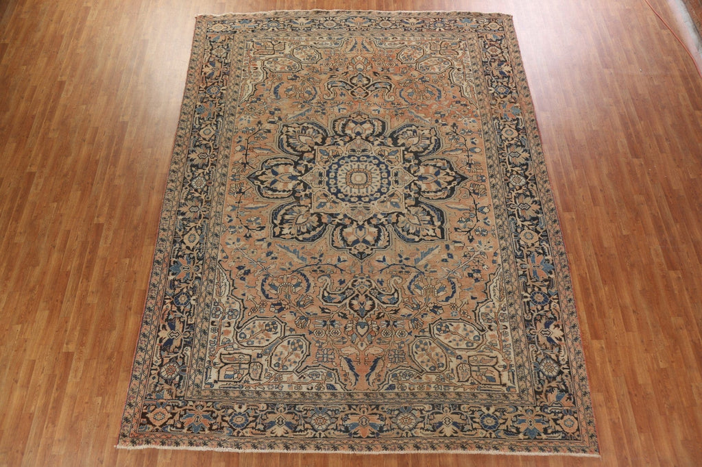 Vintage Wool Heriz Persian Area Rug 10x13