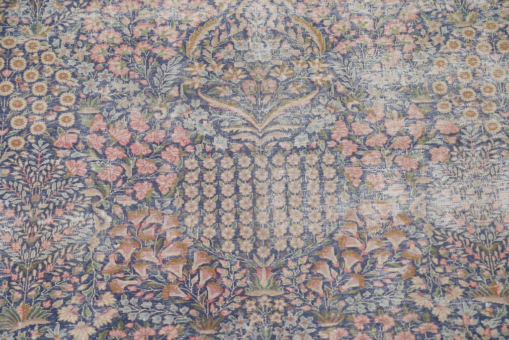 Antique Floral Kerman Persian Area Rug 10x13