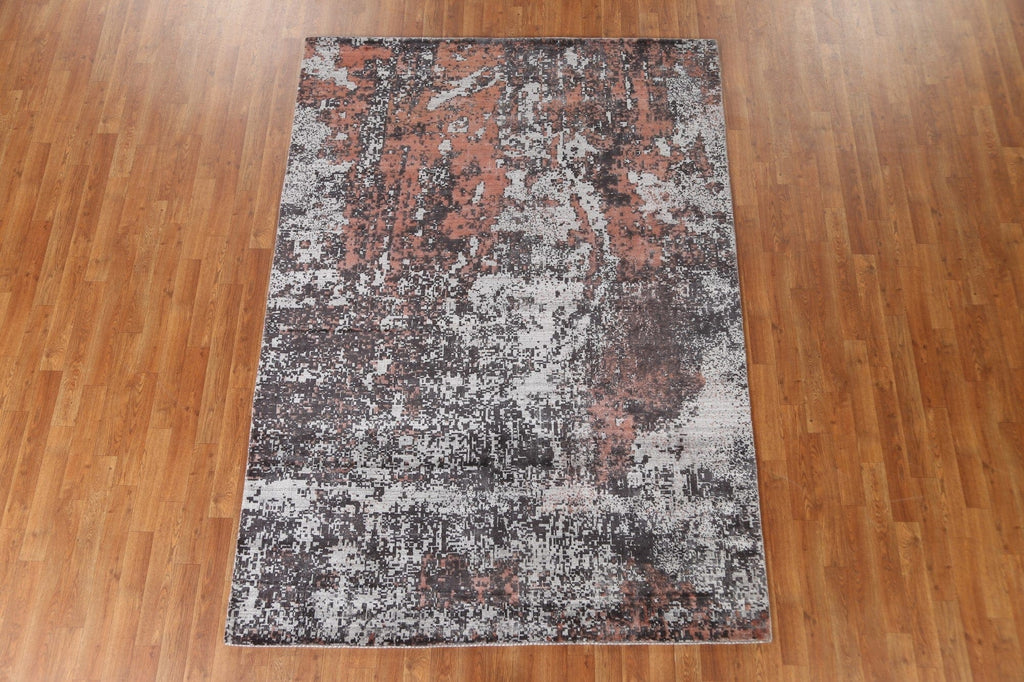 Contemporary Abstract Area Rug 6x8