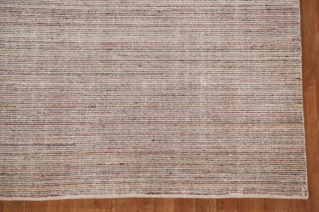 Modern Wool Gabbeh Oriental Area Rug 5x8