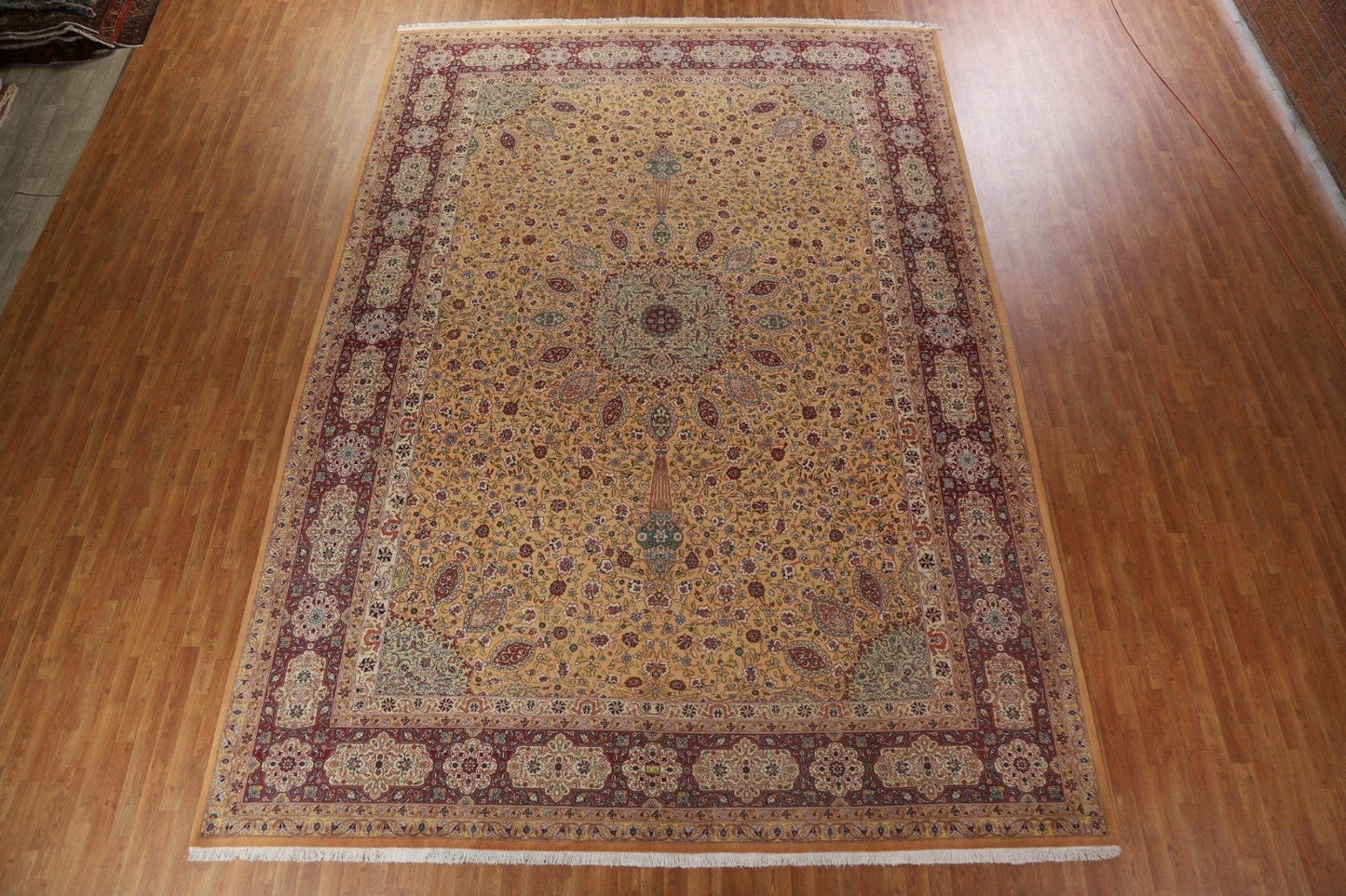 Vegetable Dye Large Tabriz Persian Rug 11x16