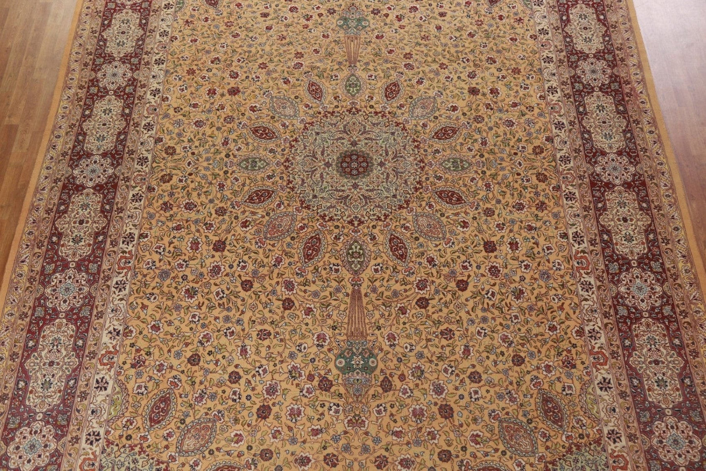 Vegetable Dye Large Tabriz Persian Rug 11x16